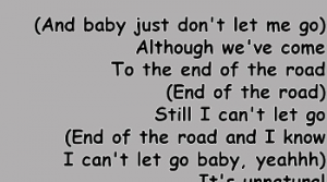 lyrics for end of the road