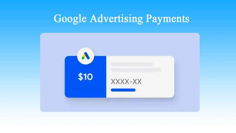 Google Advertising Payments
